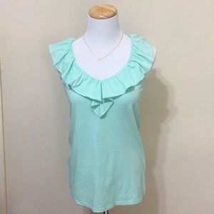 Lilly Pulitzer Ruffle Tank Top + Free Necklace